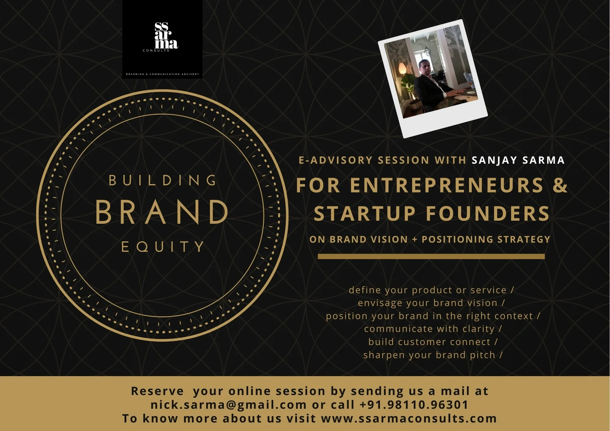 Advisory On Brand Building (One-On-One Sessions)
